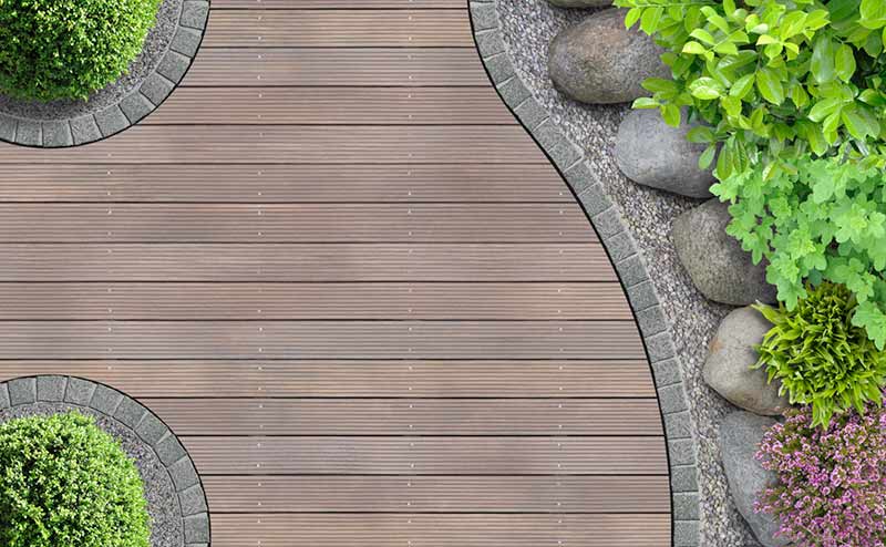decking legni esotici como